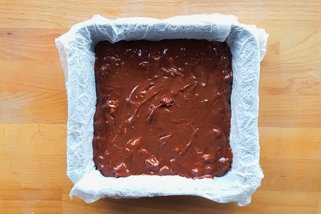 brownies torrone natale teglia
