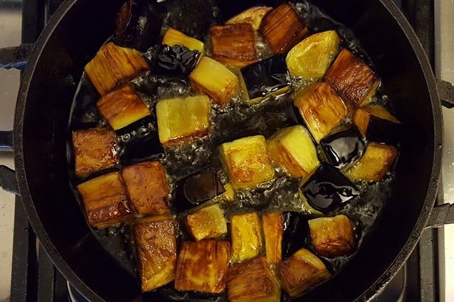 pasta alla norma melanzane fritte