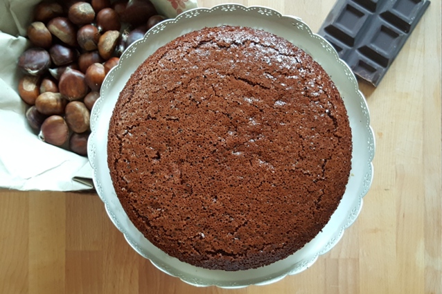 torta castagne cioccolato