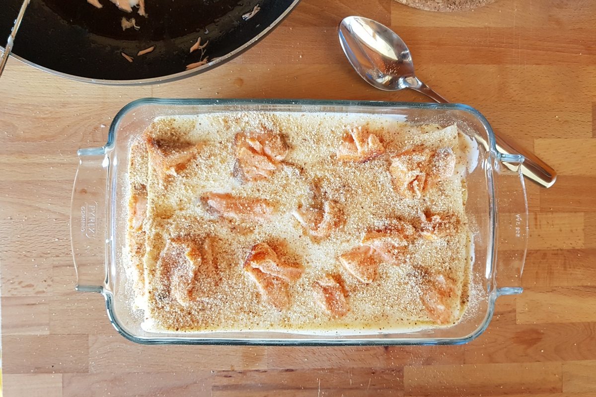 lasagne salmone gratinare