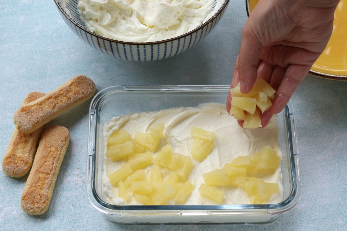 tiramisù all'ananas