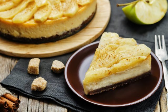 cheesecake alle mele ricetta