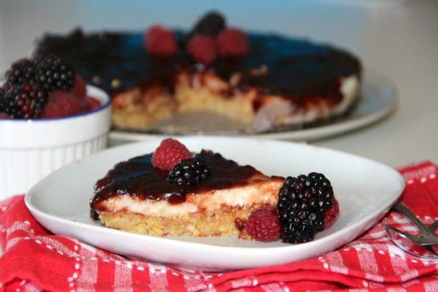 cheesecake ai frutti di bosco