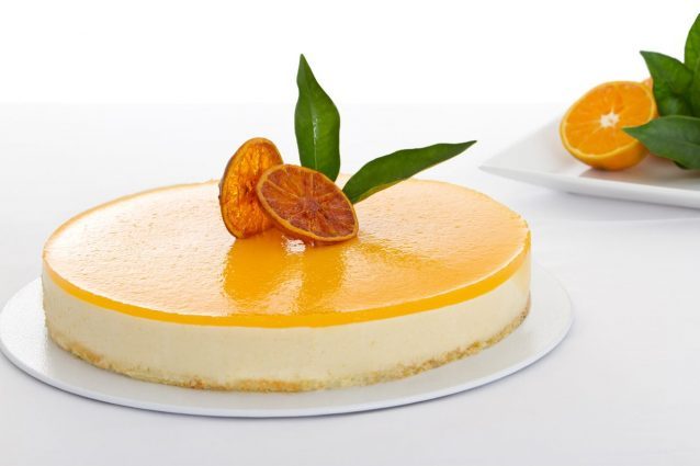 cheesecake all'arancia