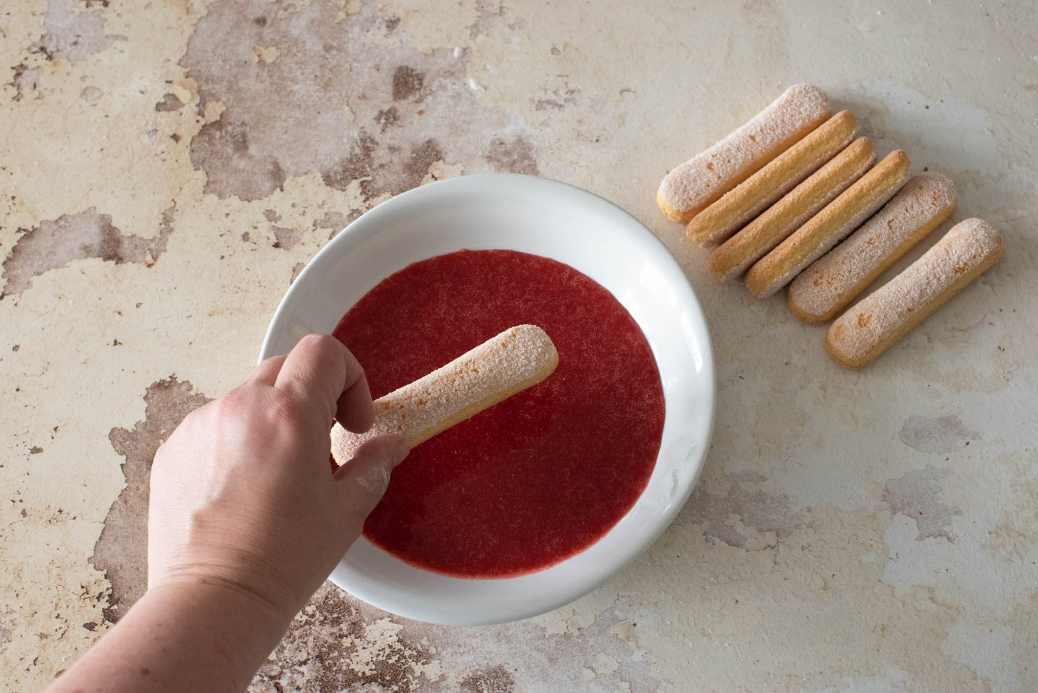 tiramisù alle fragole