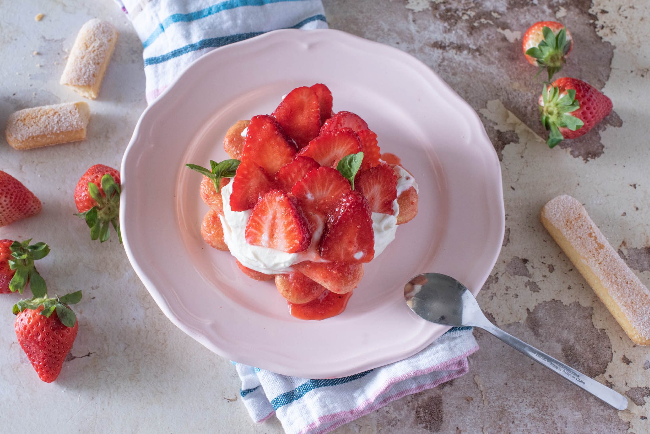 tiramisù alle fragole