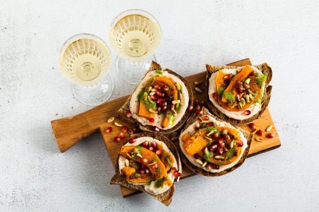 brunch: la ricetta dei crostini di zucca
