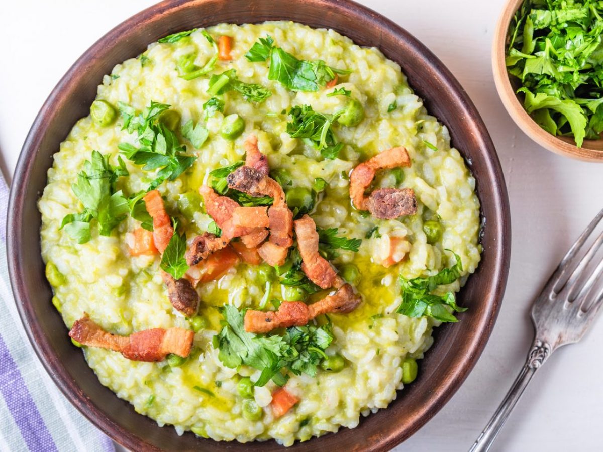 Risotto Con Piselli La Ricetta Semplice E Genuina