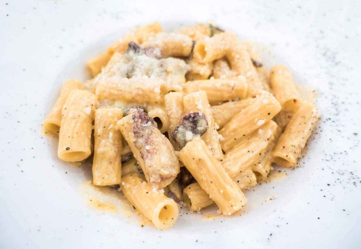 cucina romana, i piatti tipici: carbonara