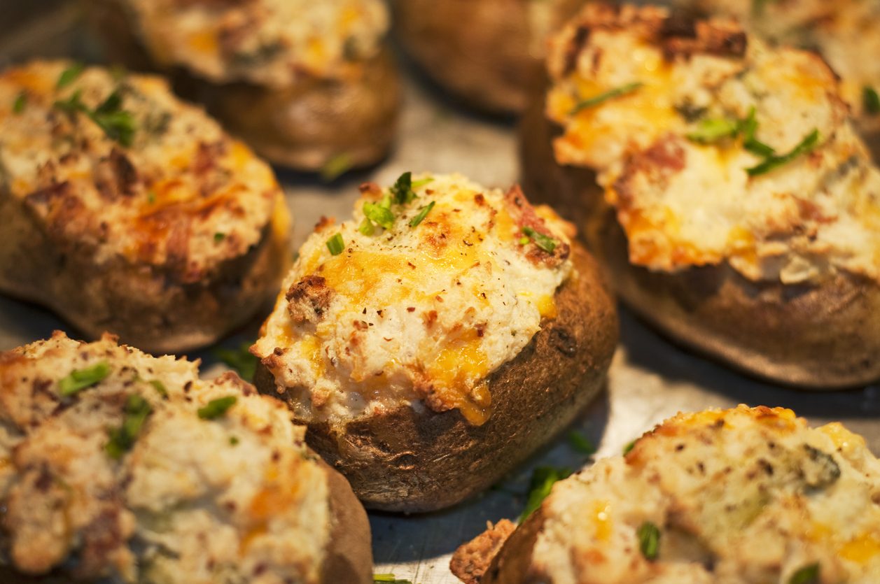 piatti tipici inglesi: jacked potatoes