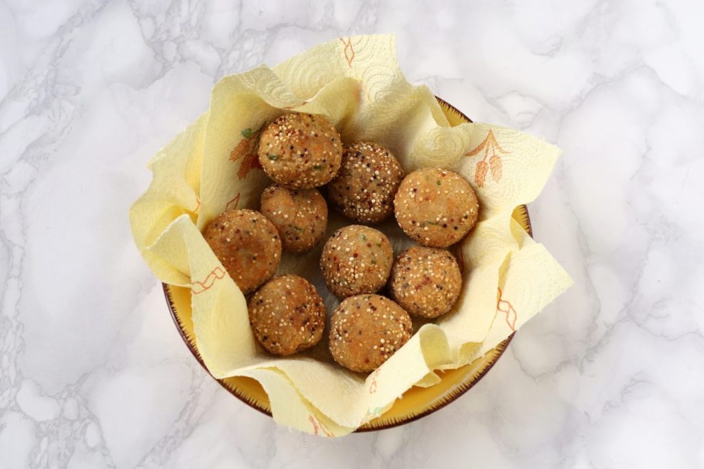 Polpette di salmone fritte