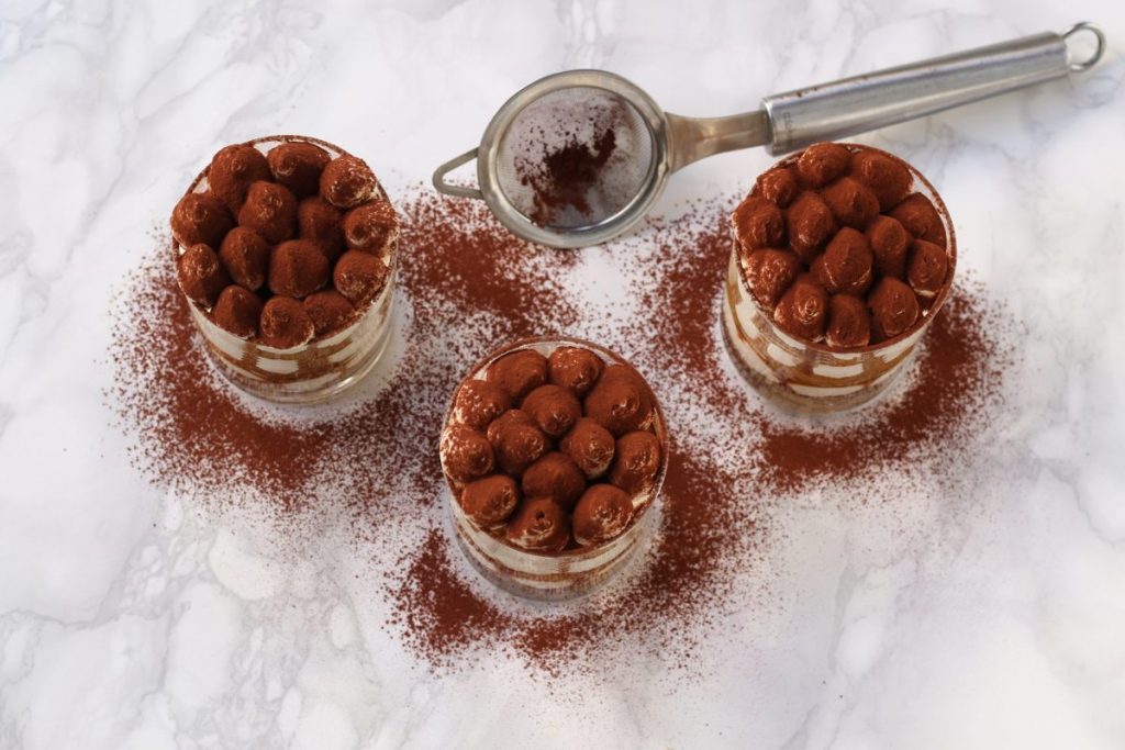 Tiramisù al bicchiere senza uova