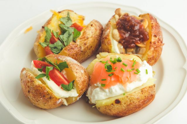 Tre varianti per le baked potateos
