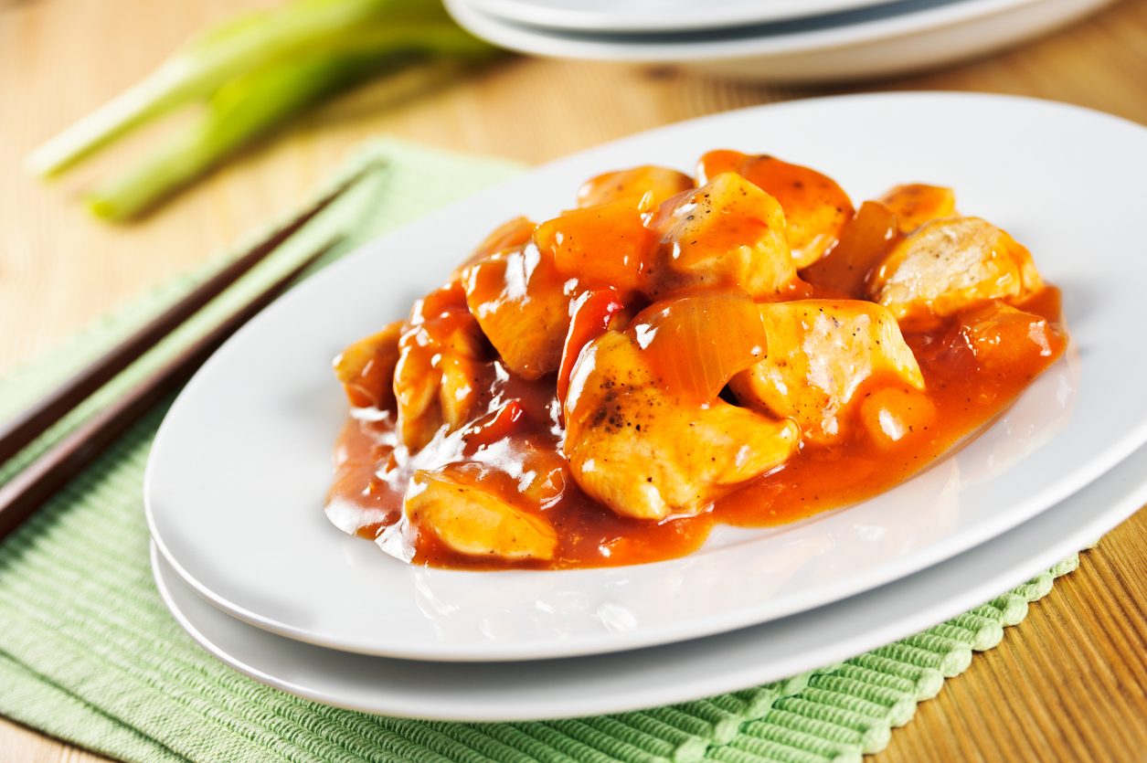 Ricette con il wok: pollo in salsa agrodolce