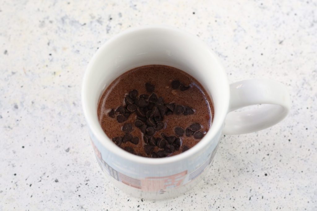Ricetta mug cake al cioccolato