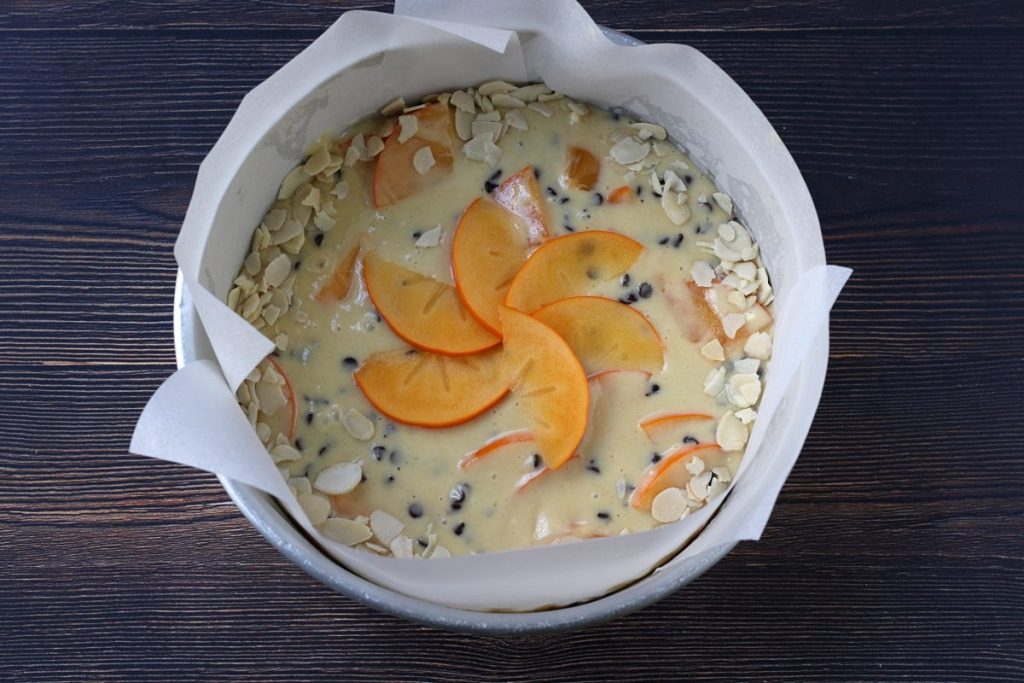 torta ai cachi persimon