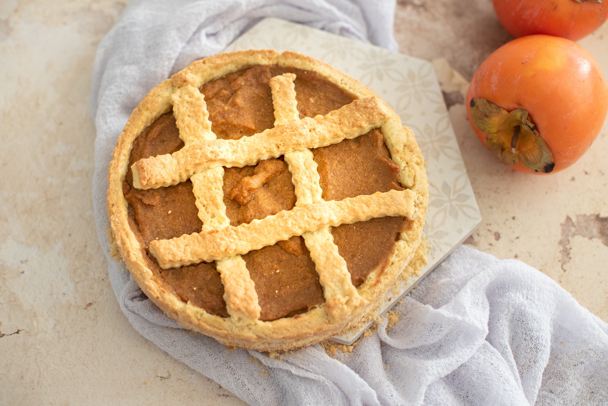 Crostata di cachi