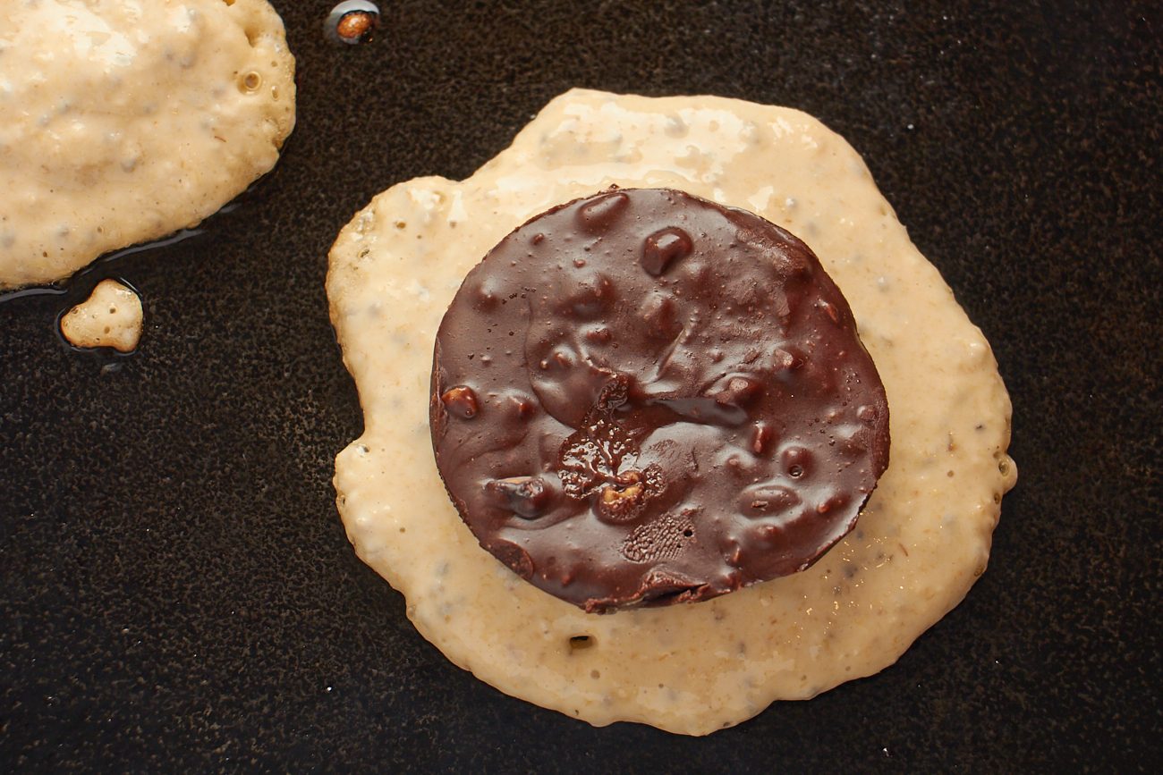 Pancakes al cioccolato senza glutine