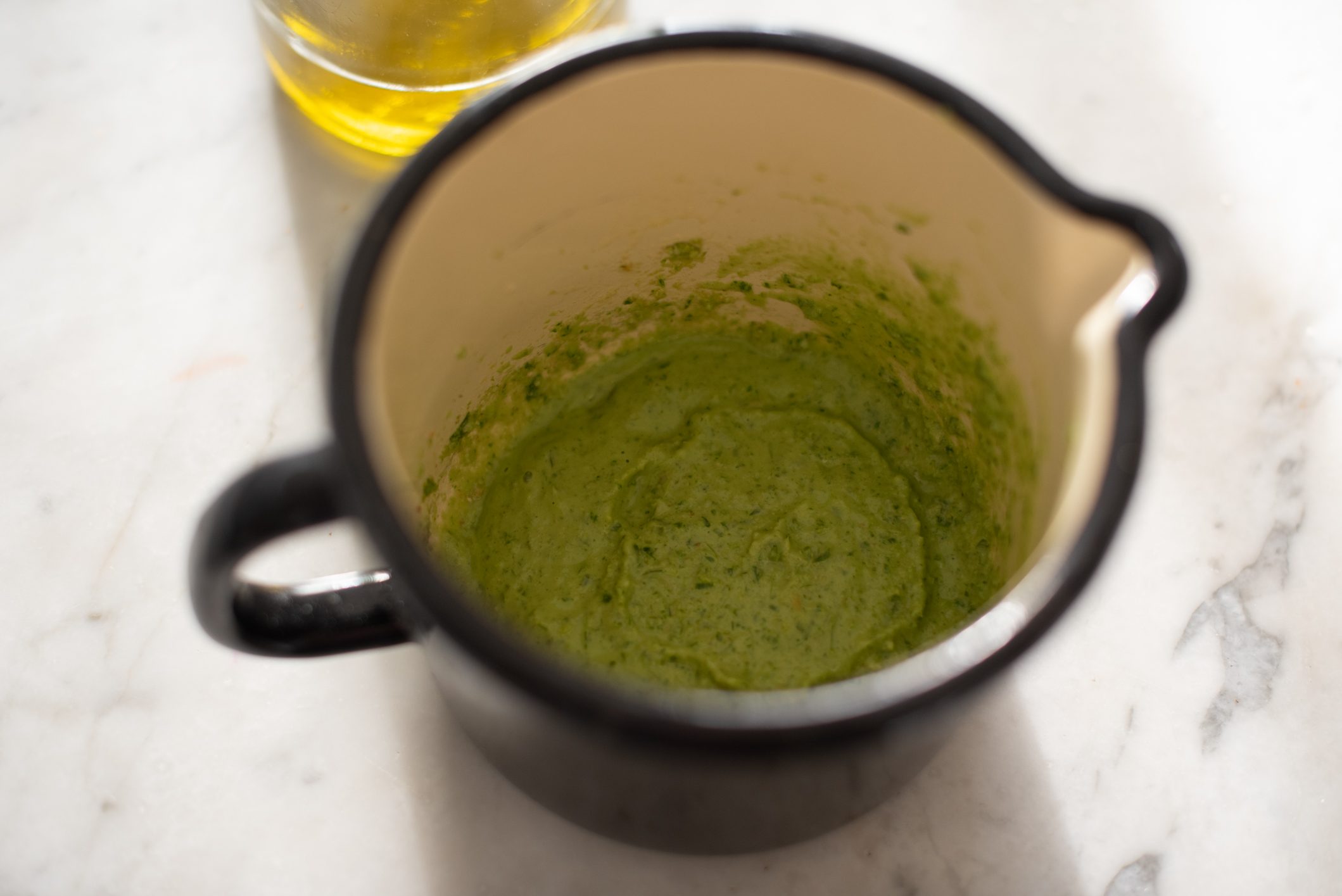 Sformato di carote con salsa al prezzemolo