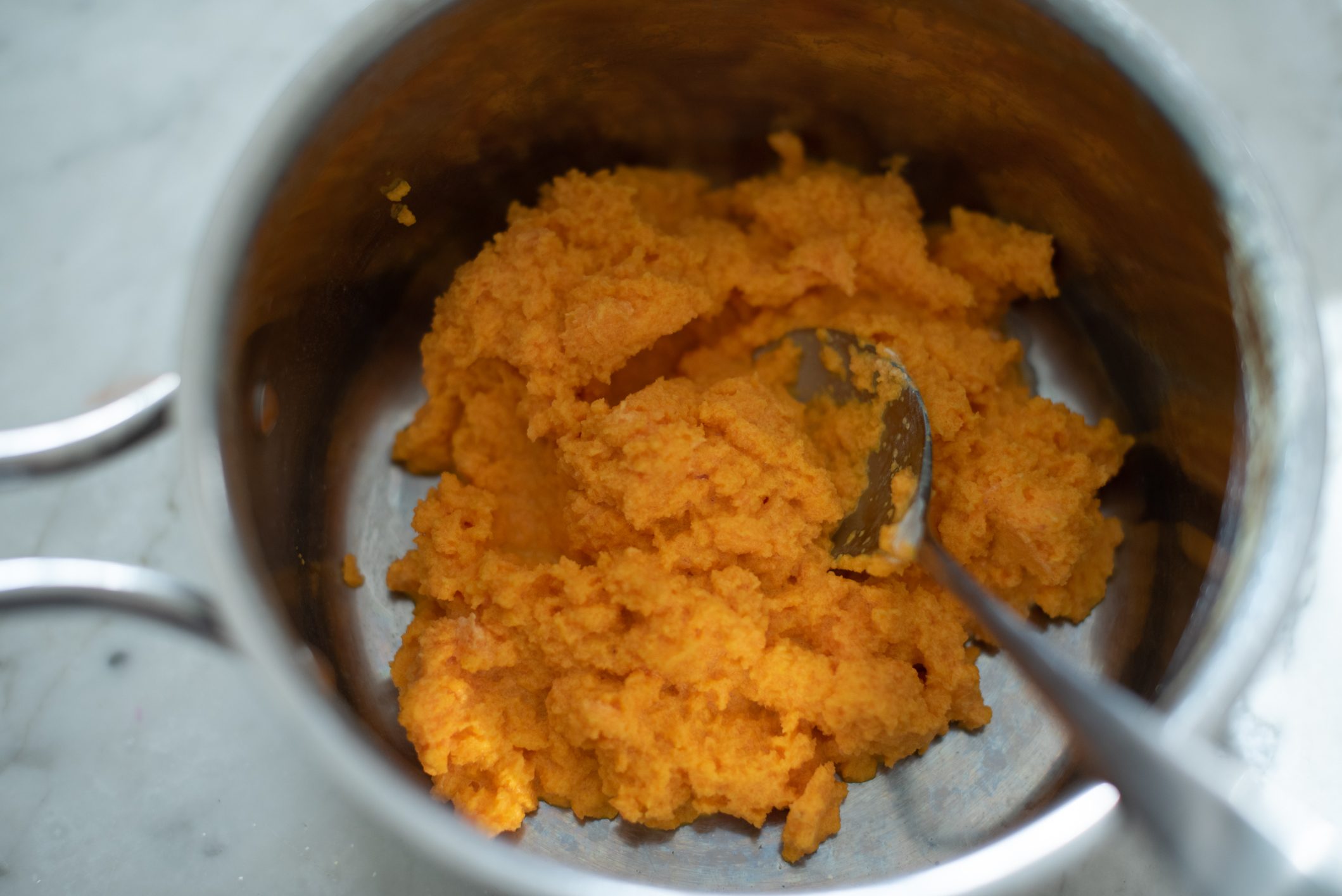Sformato di carote con salsa al prezzemolo