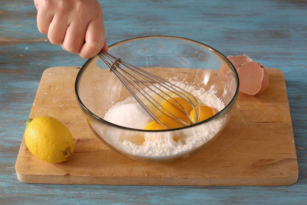 Preparazione della crema da forno