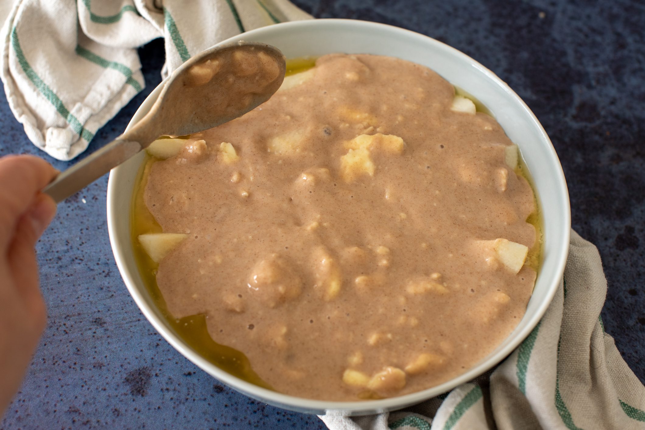 Cobbler di pere alla cannella