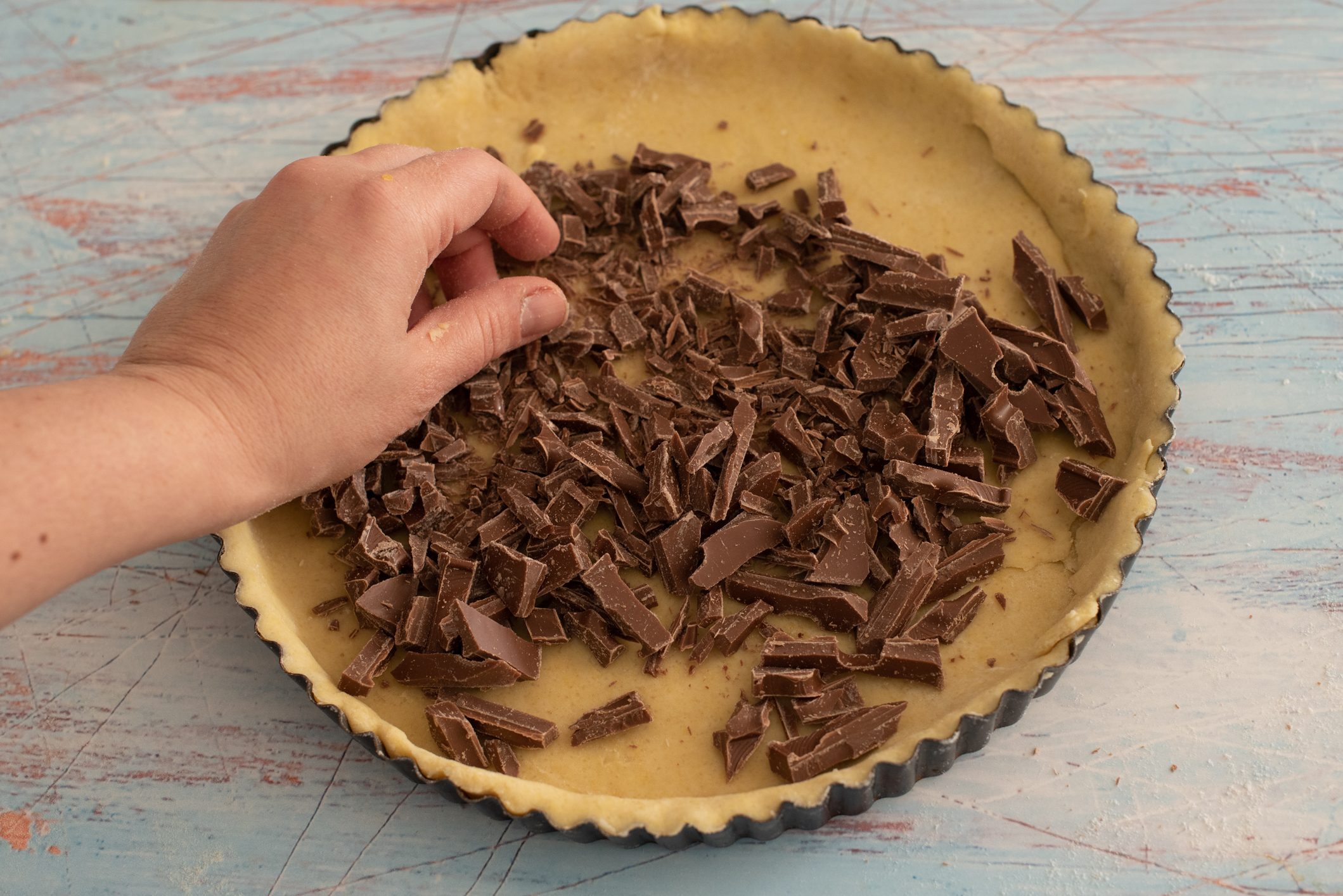 Crostata di frolla doppio strato