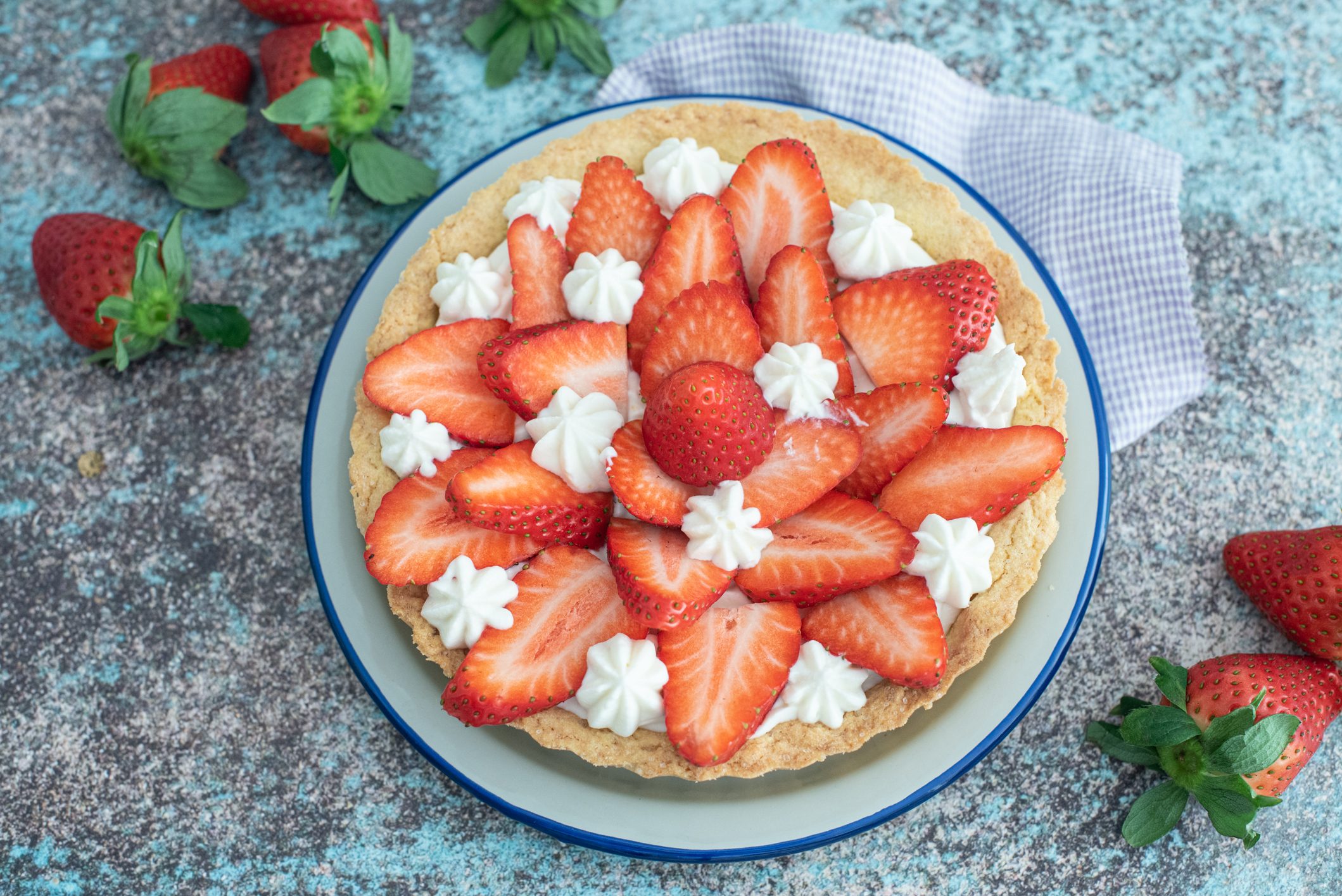 Crostata ricotta e fragole