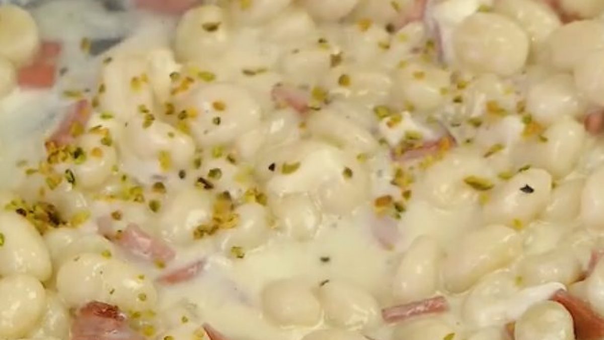 Gnocchi con mortadella e pistacchi la ricetta del primo piatto cremoso