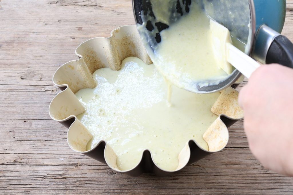 Cottura sformato di porri