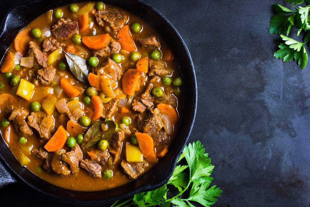 Ricette con i piselli, spezzatino