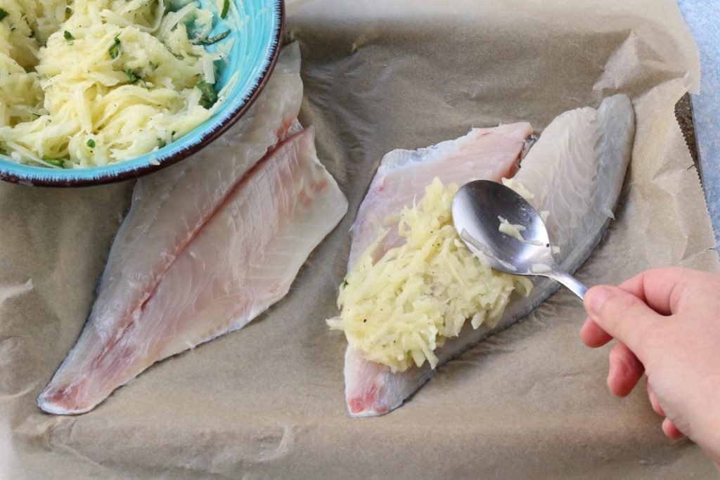 coprire i filetti con patate