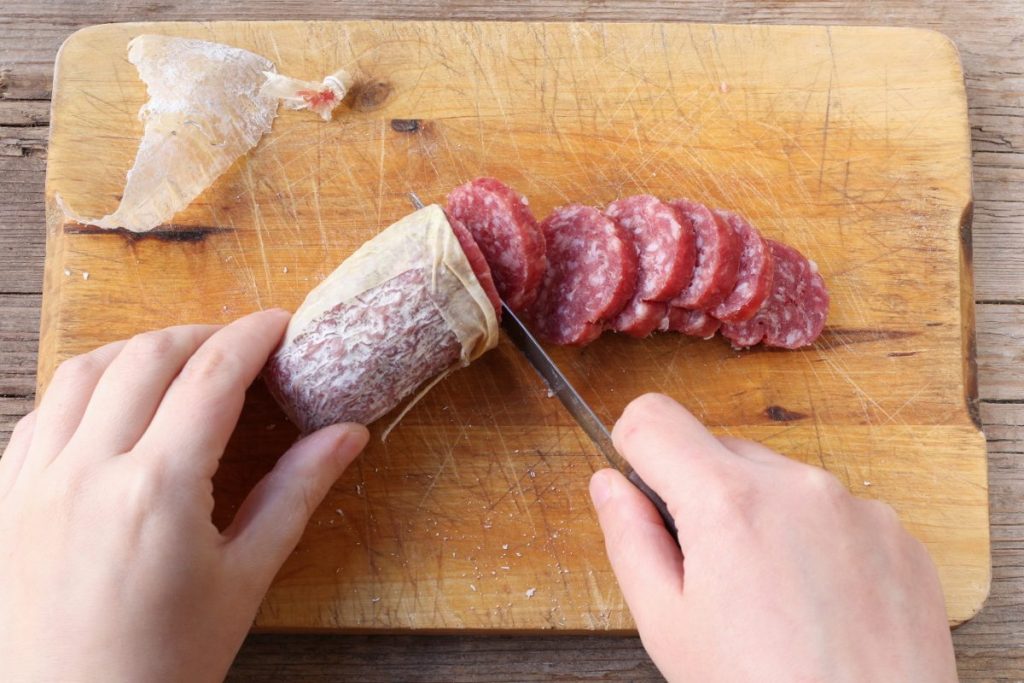 Salamino per frittata di pasta al forno