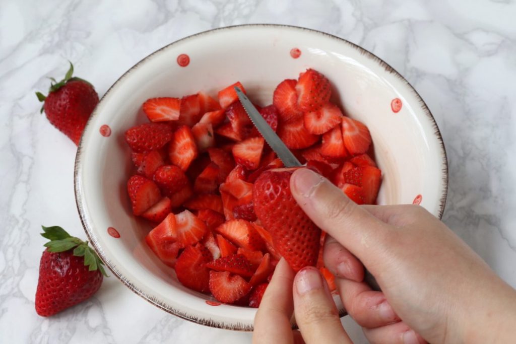 Fragole a pezzetti