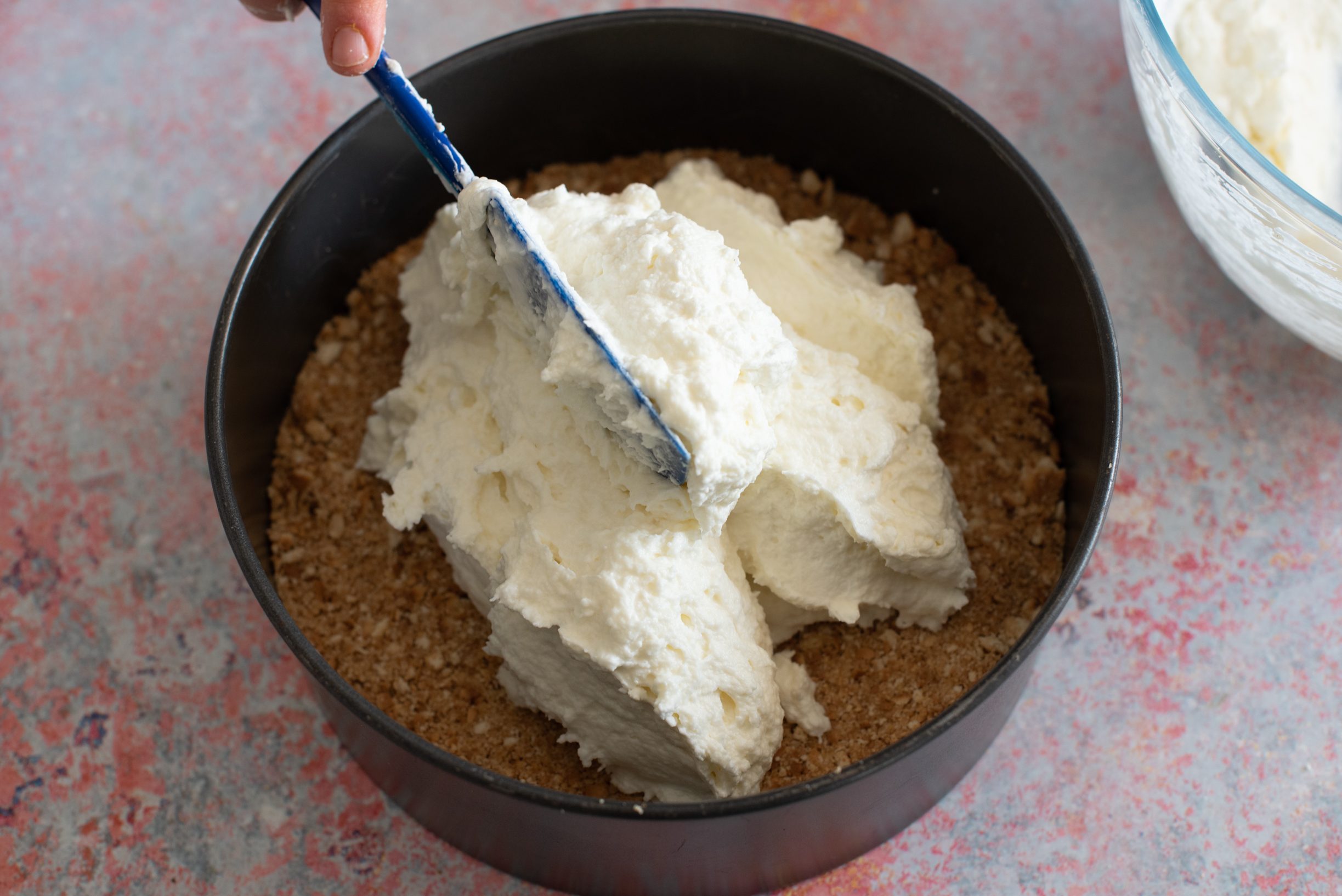 cheesecake cocco e crema al cioccolato