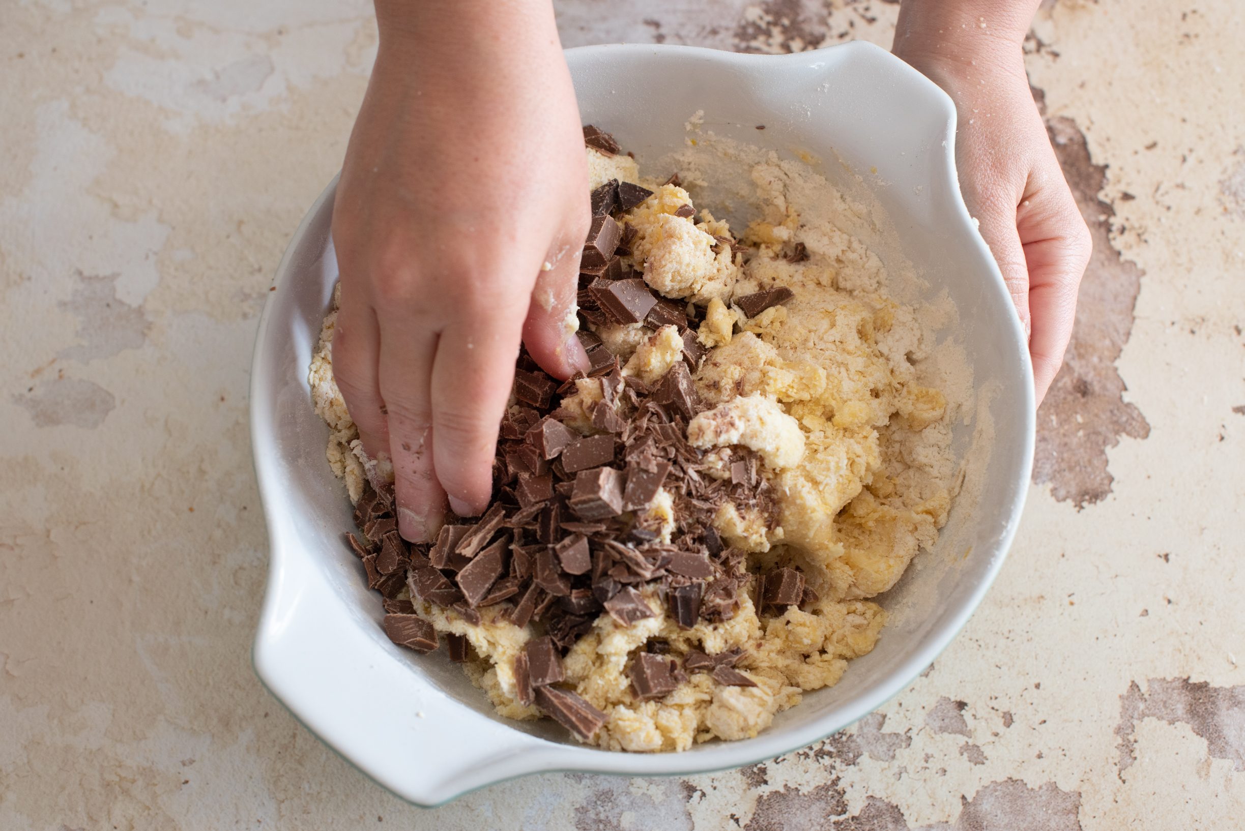 crostata biscottata al cioccolato