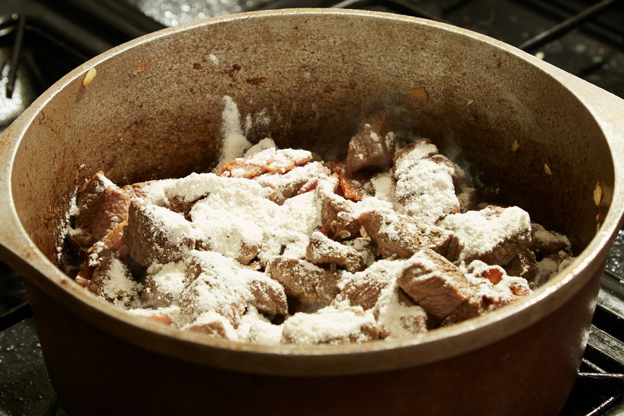 Manzo alla borgognona