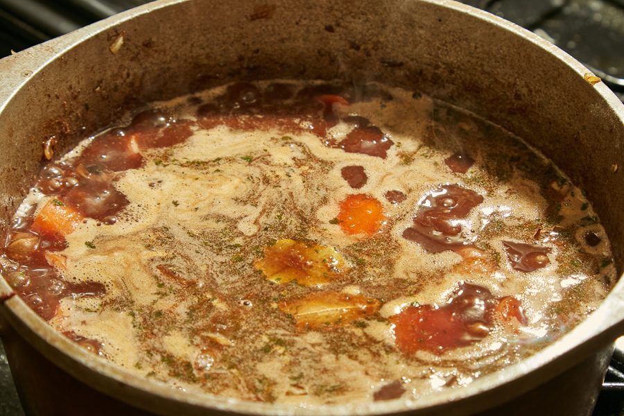 Manzo alla borgognona
