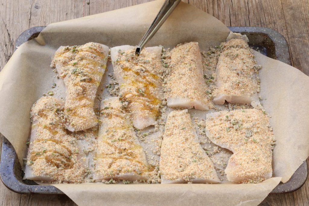 Condire il merluzzo gratinato