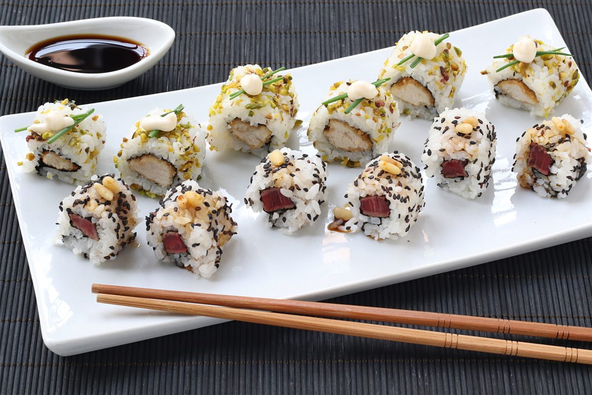 Decorare il sushi