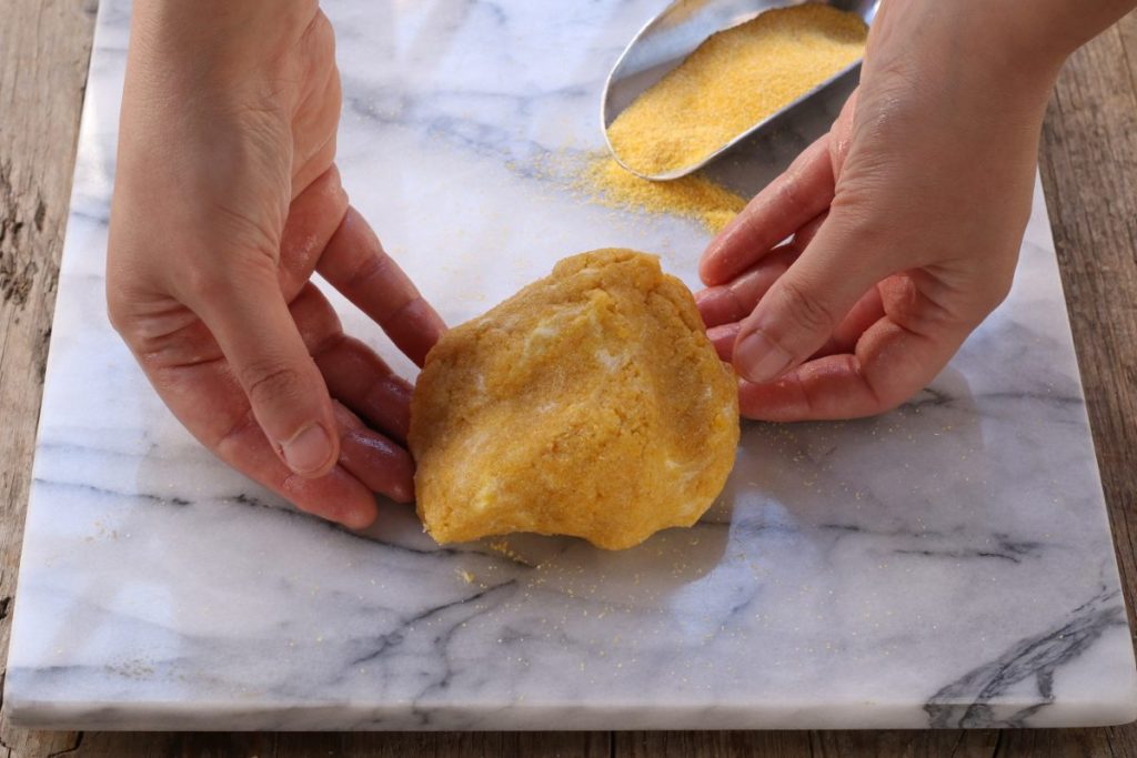 preparare la frolla di mais