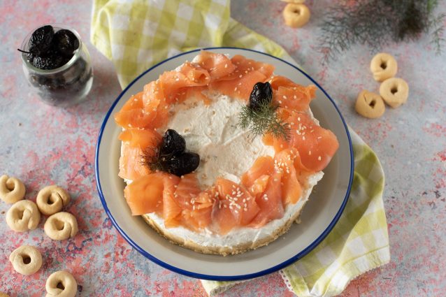 cheesecake salata al salmone