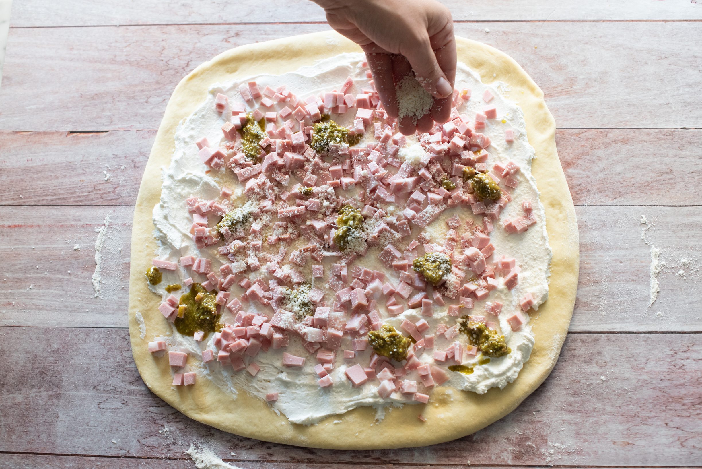 ciambella ricotta e mortadella