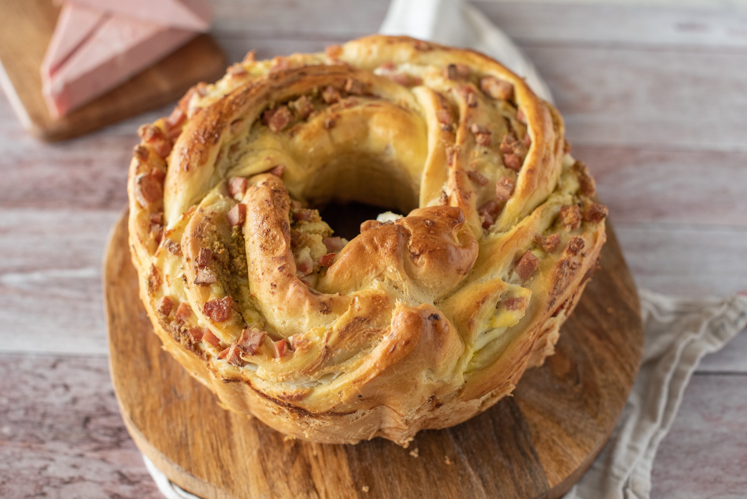 ciambella ricotta e mortadella