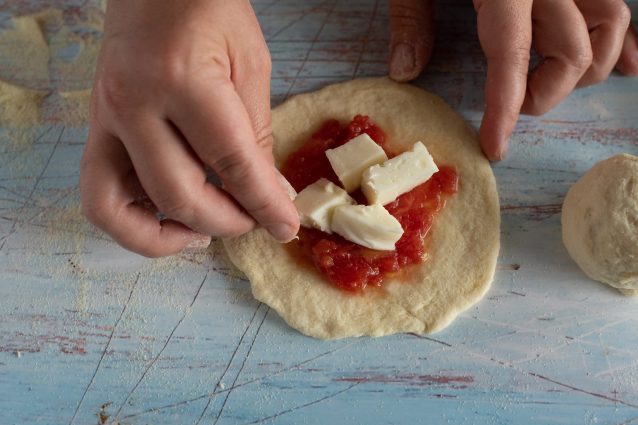 panzerotti senza lievitazione