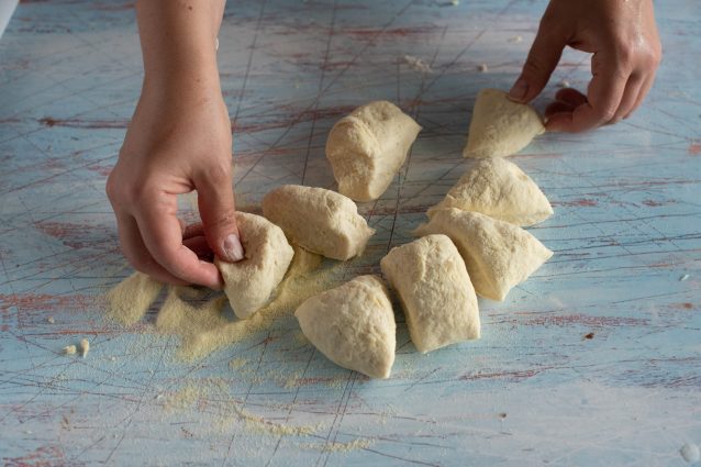 panzerotti senza lievitazione