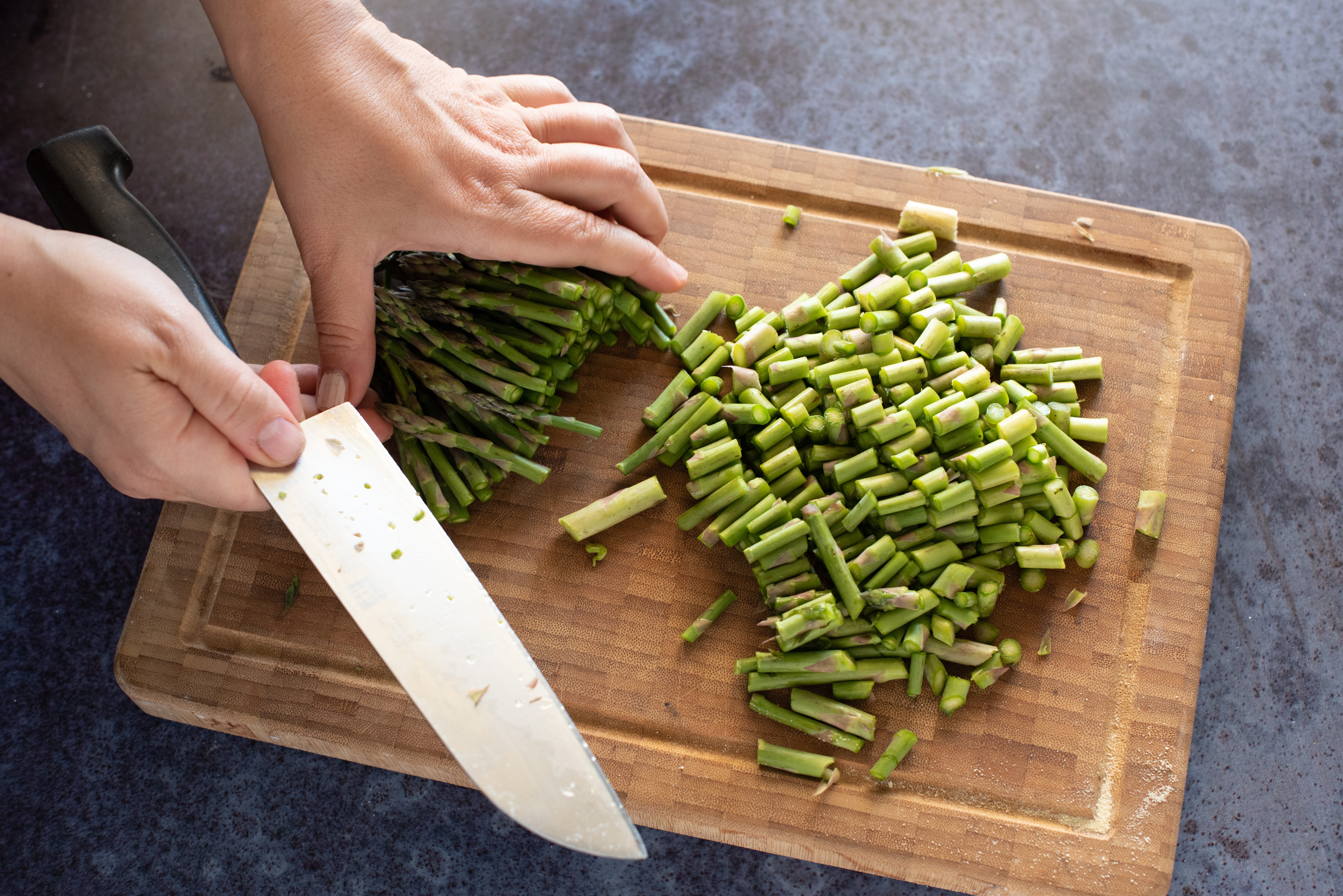 risotto asparagi e stracchino