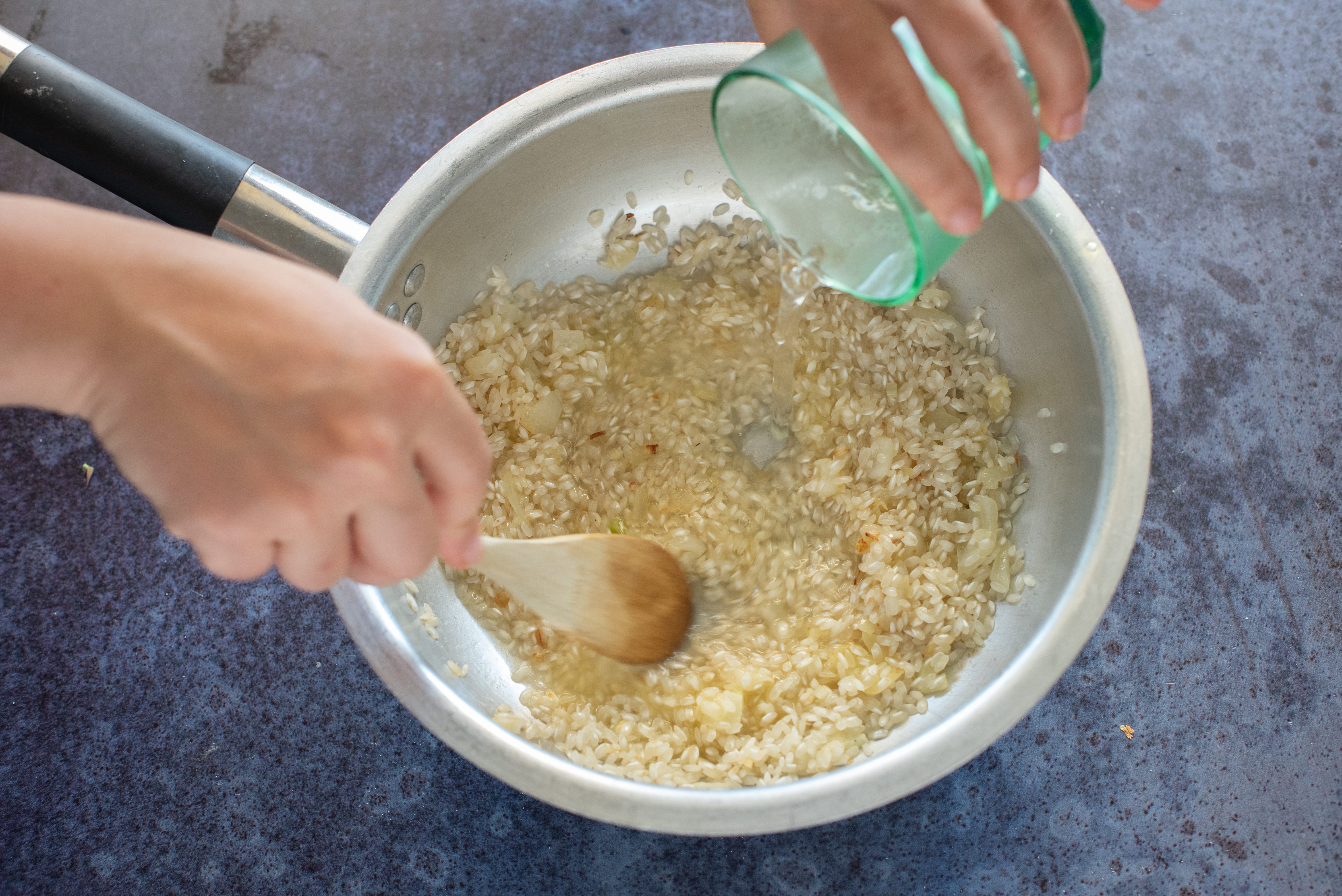 risotto asparagi e stracchino