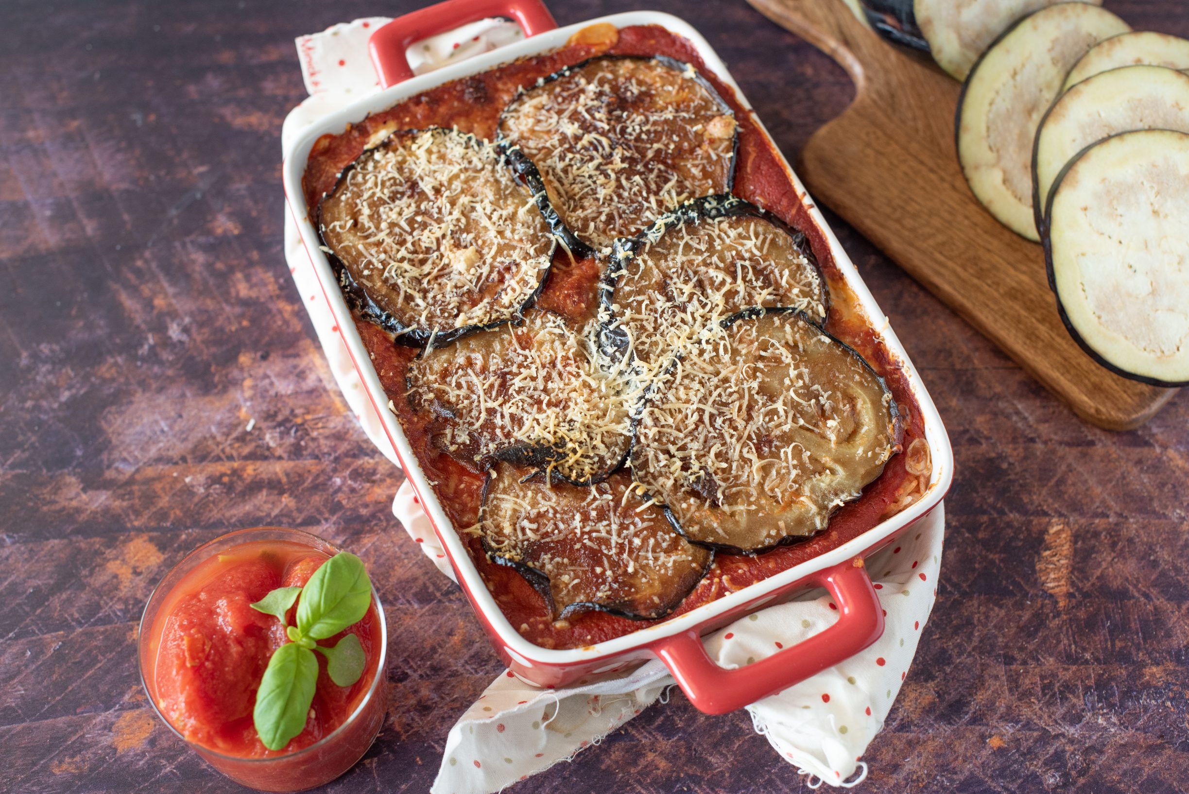 Timballo di riso e melanzane