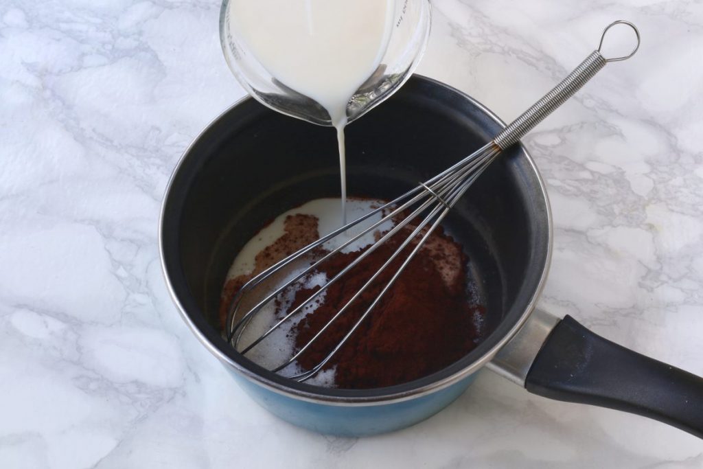 fare la crema al cioccolato